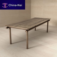 Classic table RUSTICA-T woodenrectangularby Ferruccio Laviani