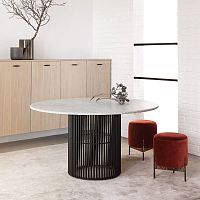 Contemporary stool LEGS 11fabricround