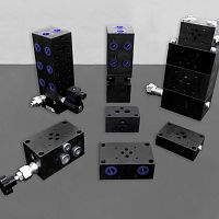 Cast iron manifold multi-channelfor solenoid valvesfor hydraulic applications