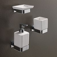 Wall-mounted soap dish DROPmetal