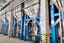 Dense phase pneumatic conveying system dilute phasefor chemical productspowder