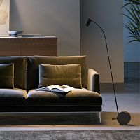 Floor-standing lamp CHIOCCIOLA 09metalwalnutcontemporary