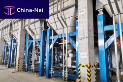 Dense phase pneumatic conveying system dilute phasefor chemical productspowder