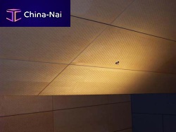 Metal suspended ceiling .panelperforated