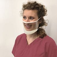 Latex-free surgical mask ClearMask