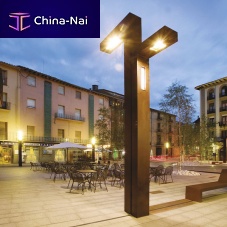 Urban lamp post EUDALDgardenminimalist designstainless steel