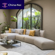 Modular sofa HUGcontemporaryfabricleather