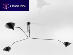 Original design ceiling light MCL-R3 metalby Serge Mouilletriple
