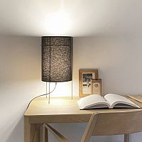 Table lamp LINsteelcottonPVC