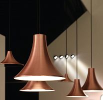 Pendant lamp SIRENSaluminumglasscontemporary