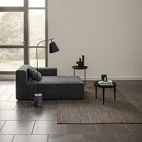 Floor-standing lamp LINE ONEaluminumbrassmarble