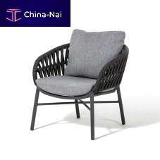 Contemporary armchair dropTextilene®ropealuminum