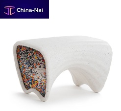 Original design coffee table In-Sidepolyethylenepolyethylene basemade from recycled materials