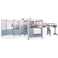 Horizontal case packer IO/Pautomaticfor boxesbag