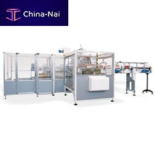 Horizontal case packer IO/Pautomaticfor boxesbag