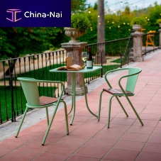 Contemporary table BICAtable 3 CLASSICpowder-coated steelsteel baseround
