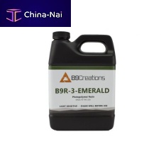 Polymer 3D printing resin B9R-3-Emeraldgreenindustrial