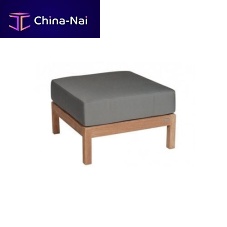 Contemporary footrest EXETERfabricteakgarden