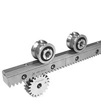 Roller linear guide GUR seriescompactrack-and-pinion
