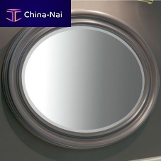 Wall-mounted bathroom mirror THALNAtraditionalovallacquered wood