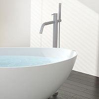 Washbasin mixer tap AT-07bathtubfloor-mountedchrome-plated brass