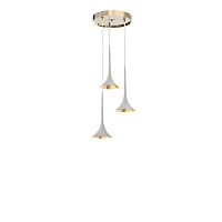Contemporary chandelier XENO : 9021metal3 lightcommercial