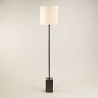 Floor-standing lamp CLEVELANDbrasslinencontemporary