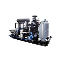 Diesel engine high-pressure cleaner JetPower 300stationaryfor heavy-duty applications