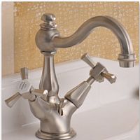 Double-handle washbasin mixer tap 3601countertopmetalbathroom