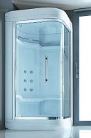 Corner hydromassage cabin DADAglasstempered