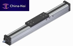 Electric cylinder rodless