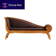 Traditional daybed PAOLINAfabricleathercherrywood