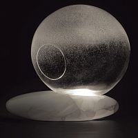 Table lamp LITIAMurano glassstonecontemporary
