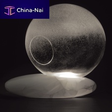 Table lamp LITIAMurano glassstonecontemporary