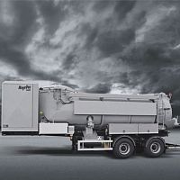 Diesel self-propelled trailer MEGAVAC 2-axlesuction