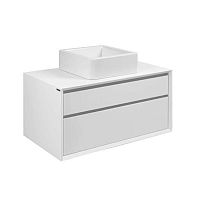 Wall-hung washbasin cabinet View : 63021 seriesMDFmelaminecontemporary
