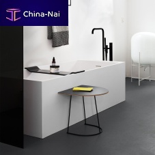Free-standing bathtub AXISSolid Surfacewhite