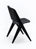 Contemporary dining chair LAVITTA � BLACKindooroakmolded plywood