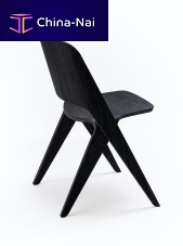 Contemporary dining chair LAVITTA � BLACKindooroakmolded plywood