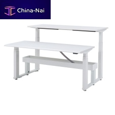 Contemporary bench SWwoodenmetalwithout backrest