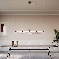Pendant lamp AXImetalborosilicate glasscontemporary