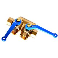 Two-handed valve BSD3000ballleverdouble block-and-bleed