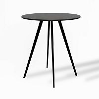 Black side table AKY LITTLEcontemporaryHPLpainted metal base