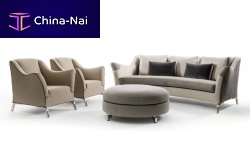 Traditional sofa CHARMfabricmulti-color3-seater