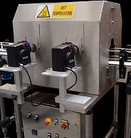 Hot air shrink tunnel electricfor labelsfor heat-shrink sleeves
