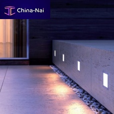 Recessed wall light fixture ALADINLEDsquareIP65