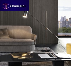 Floor-standing lamp KURSA : AT0102brasspainted metaloriginal design