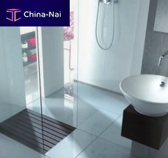Stainless steel linear shower drain SHOWER CHANNELScontemporary