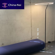 Floor-standing lamp INSOSPESOaluminumacrylic glasscontemporary