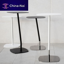Contemporary side table ADDsteelpowder-coated steelchrome steel base